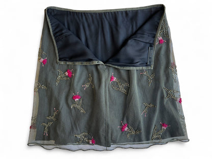 Prada FW1997  embroidered tulle ensamble