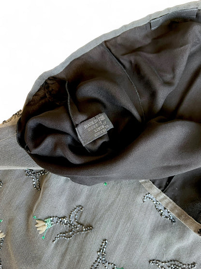 Prada FW1997  long embroidered skirt