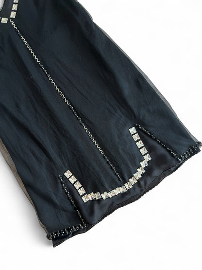 Prada FW 1997 embellished mini dress
