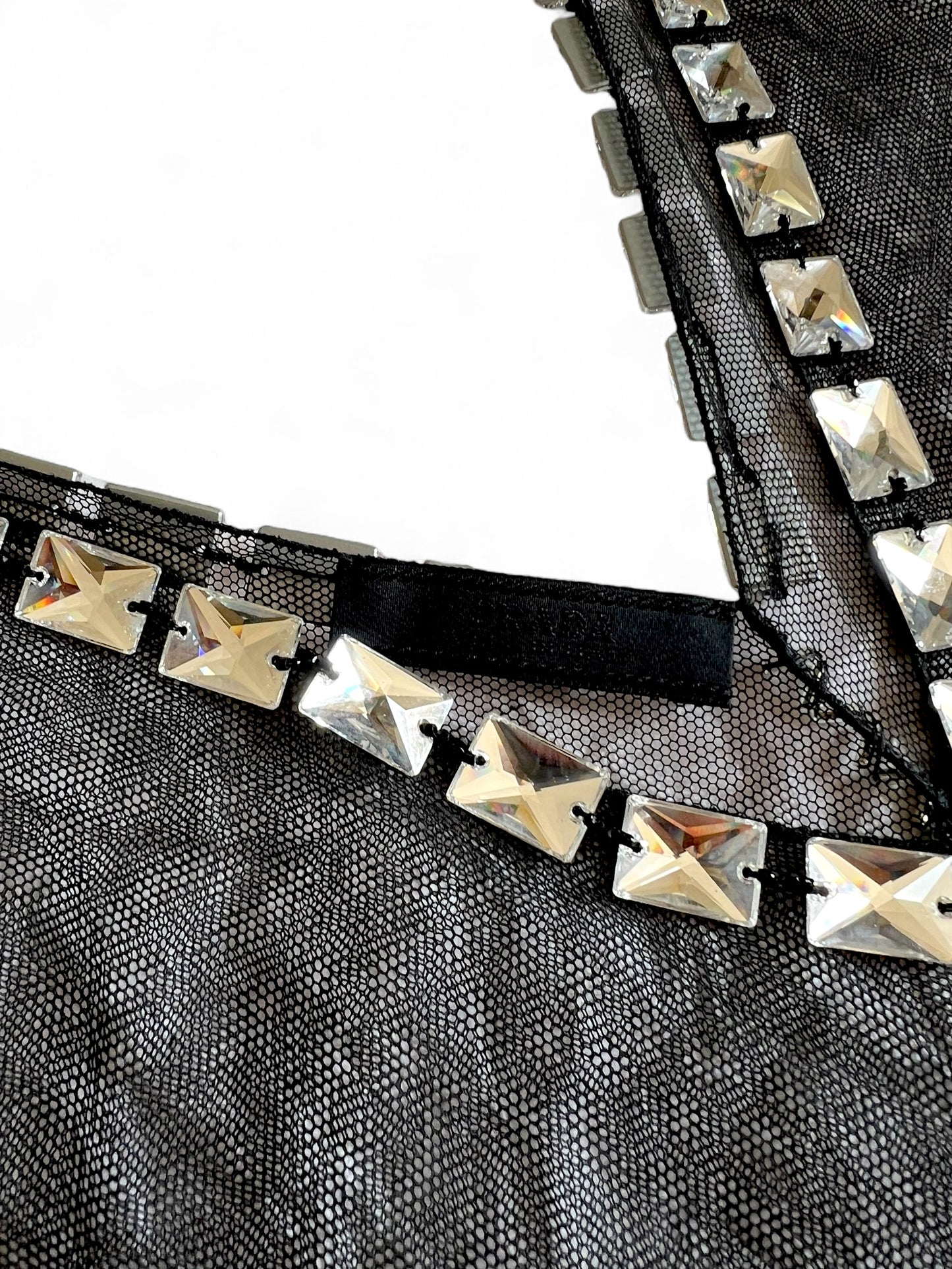 Prada FW 1997 embellished mini dress