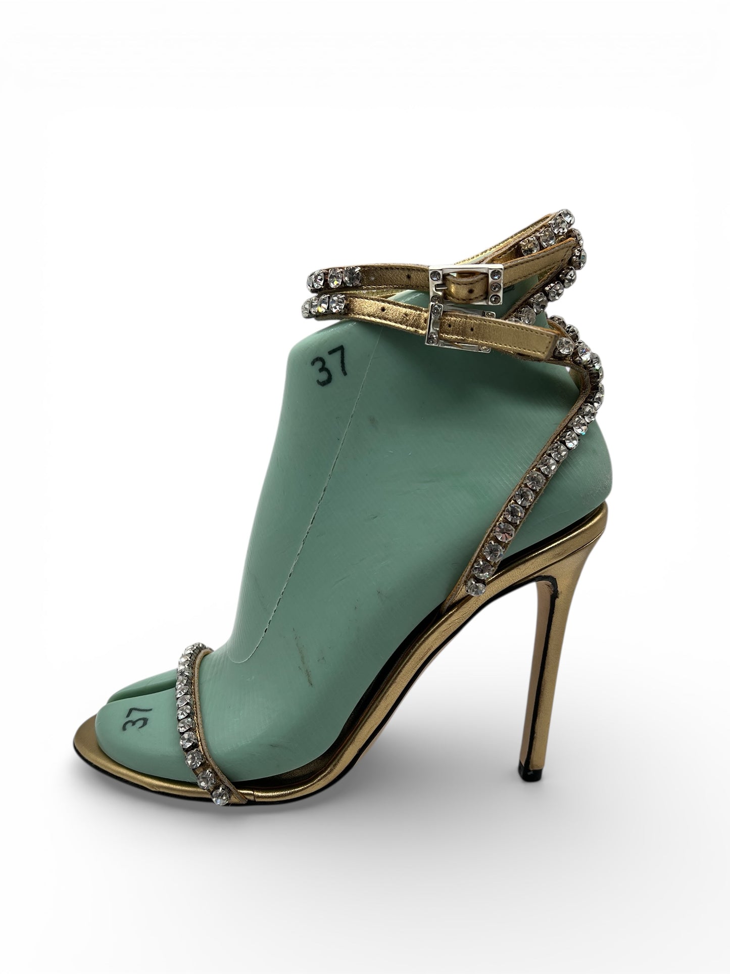 Sergio Rossi crystal sandals