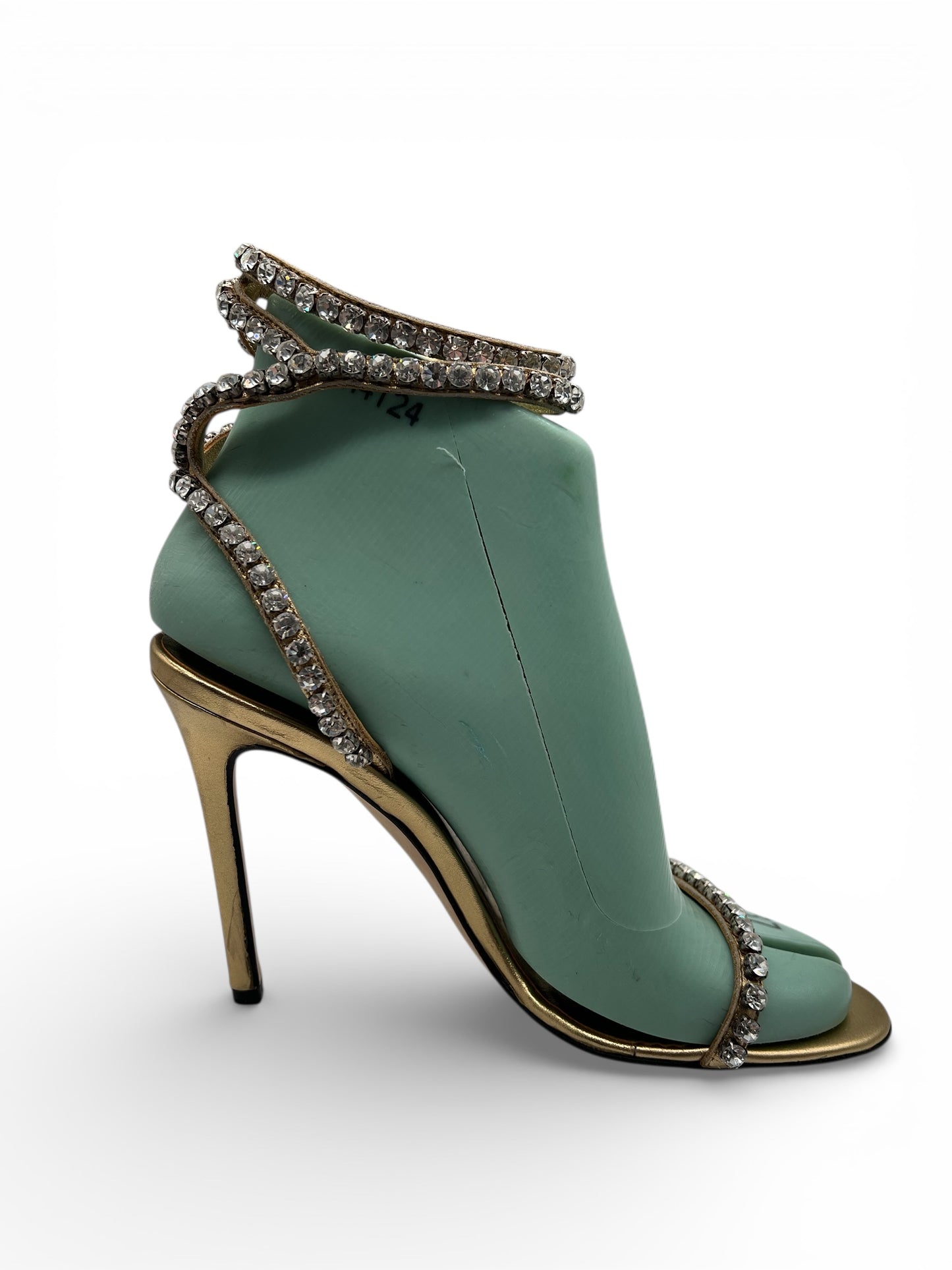 Sergio Rossi crystal sandals