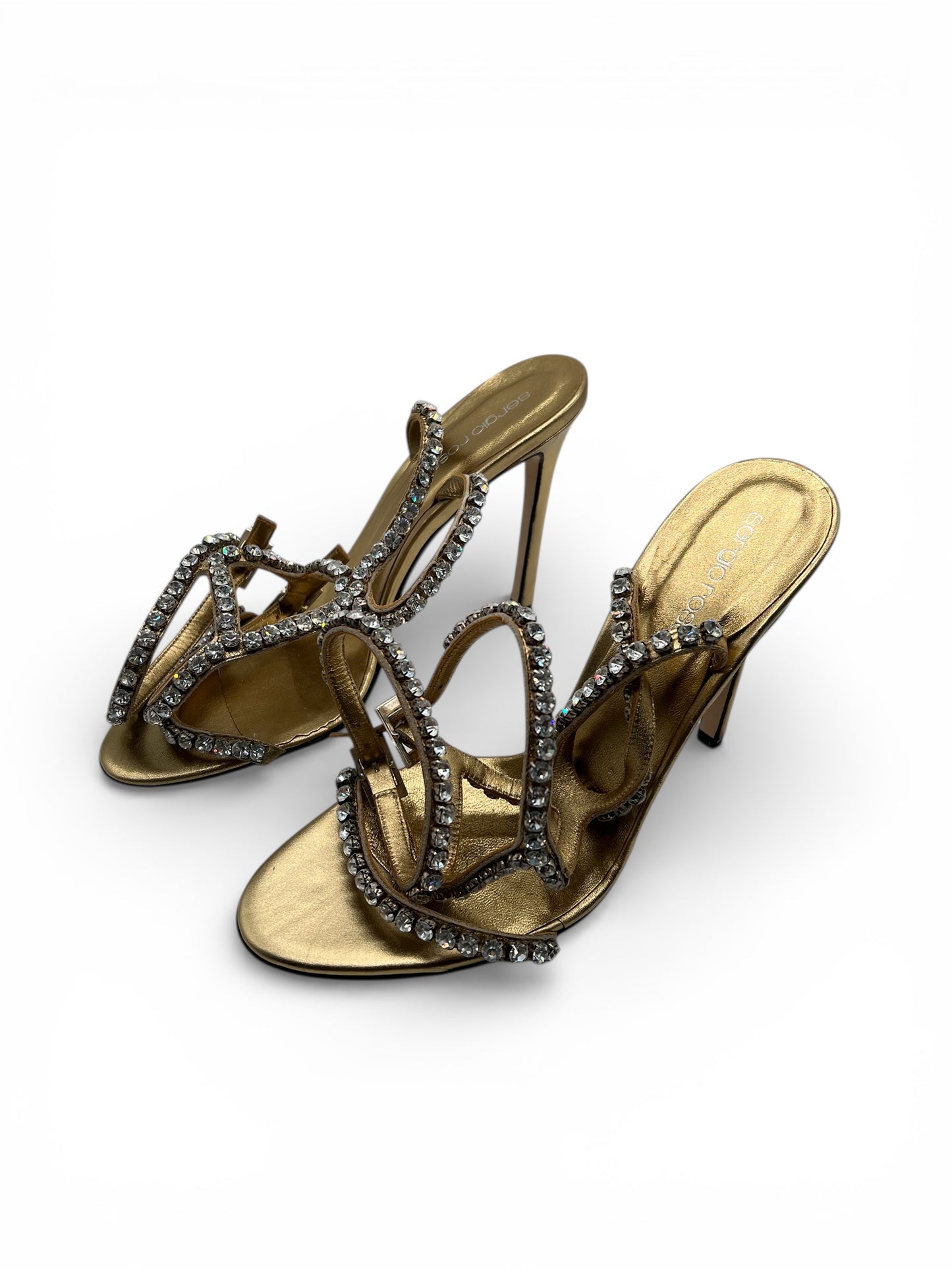 Sergio Rossi crystal sandals