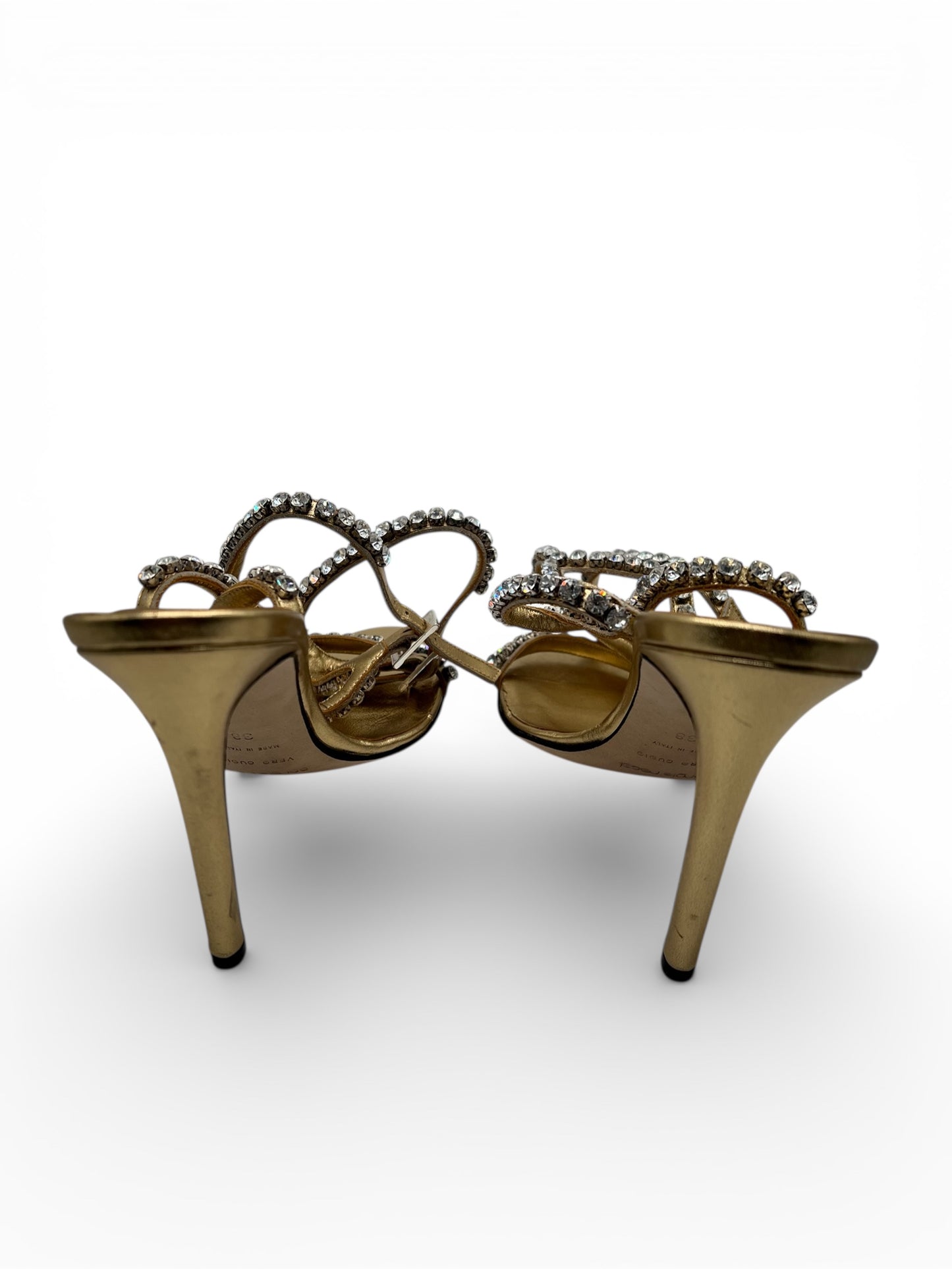 Sergio Rossi crystal sandals