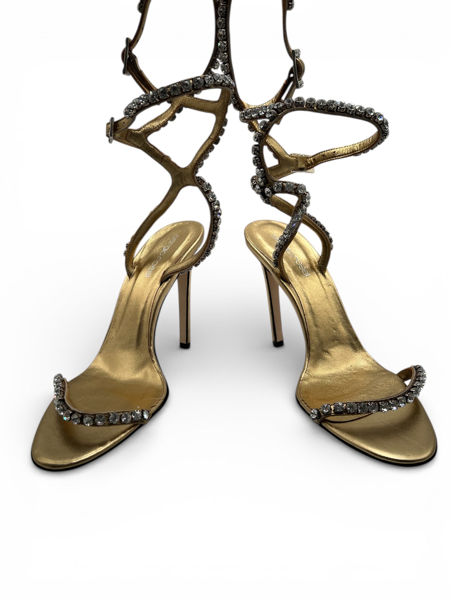 Sergio Rossi crystal sandals