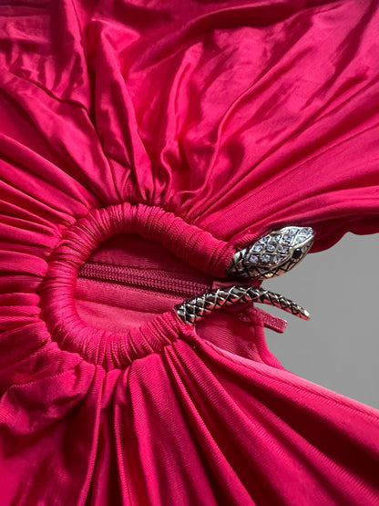 Roberto Cavalli midi viscose dress