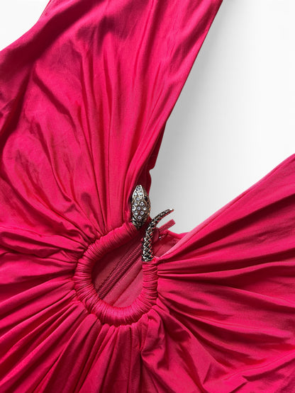 Roberto Cavalli midi viscose dress