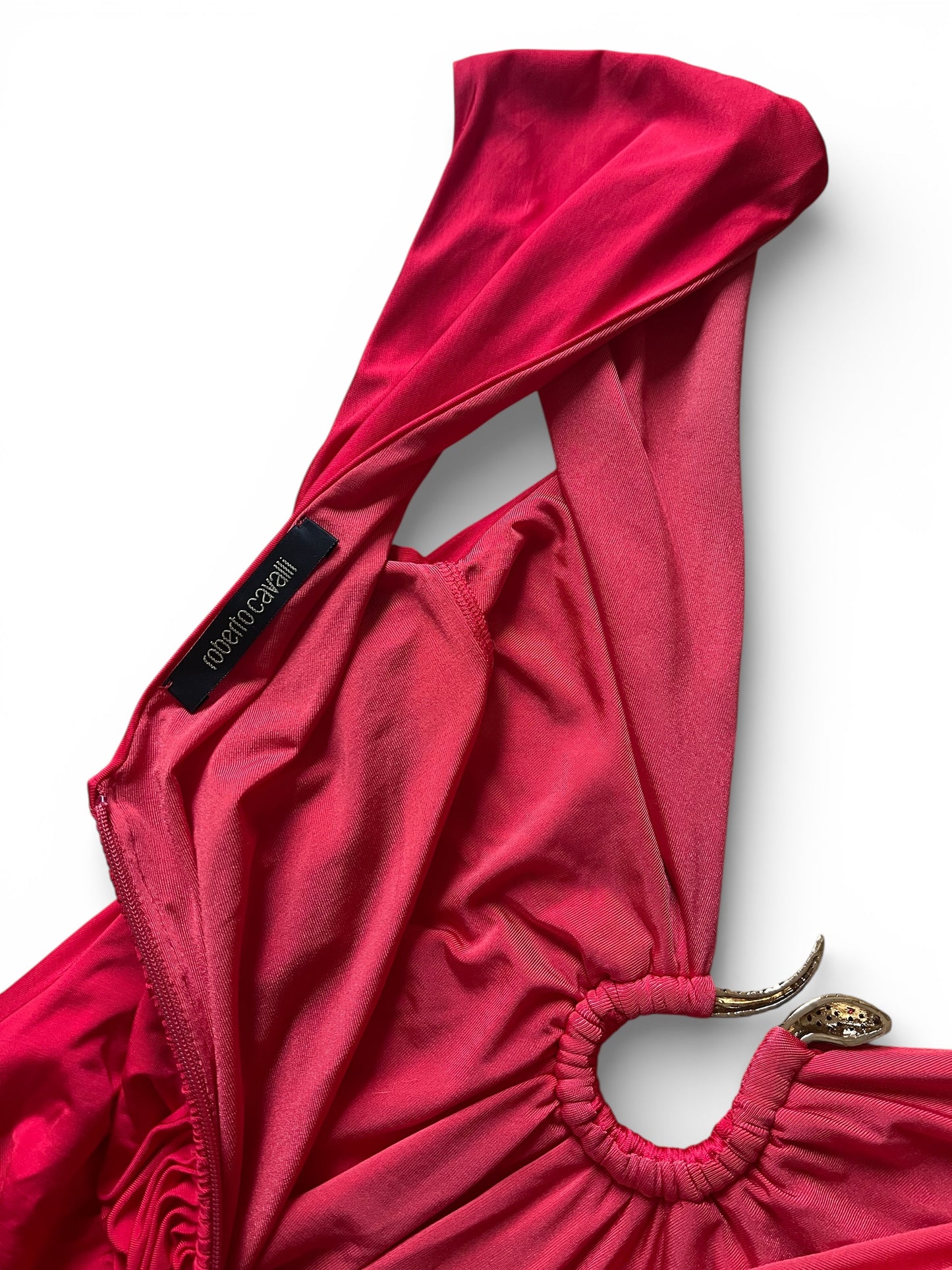 Roberto Cavalli midi viscose dress