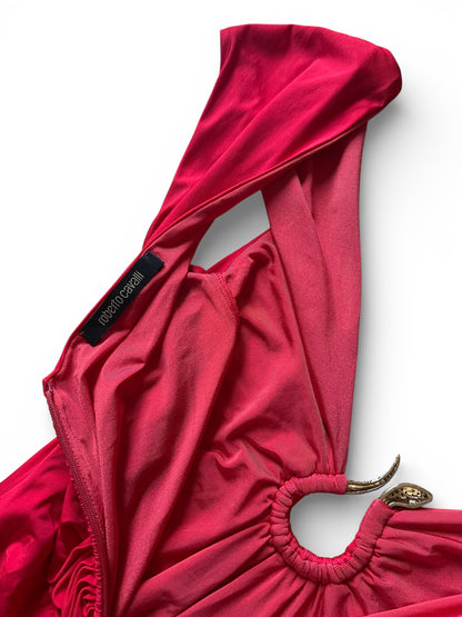Roberto Cavalli midi viscose dress