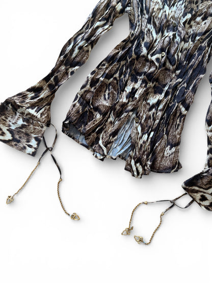 Roberto Cavalli printed silk shirt