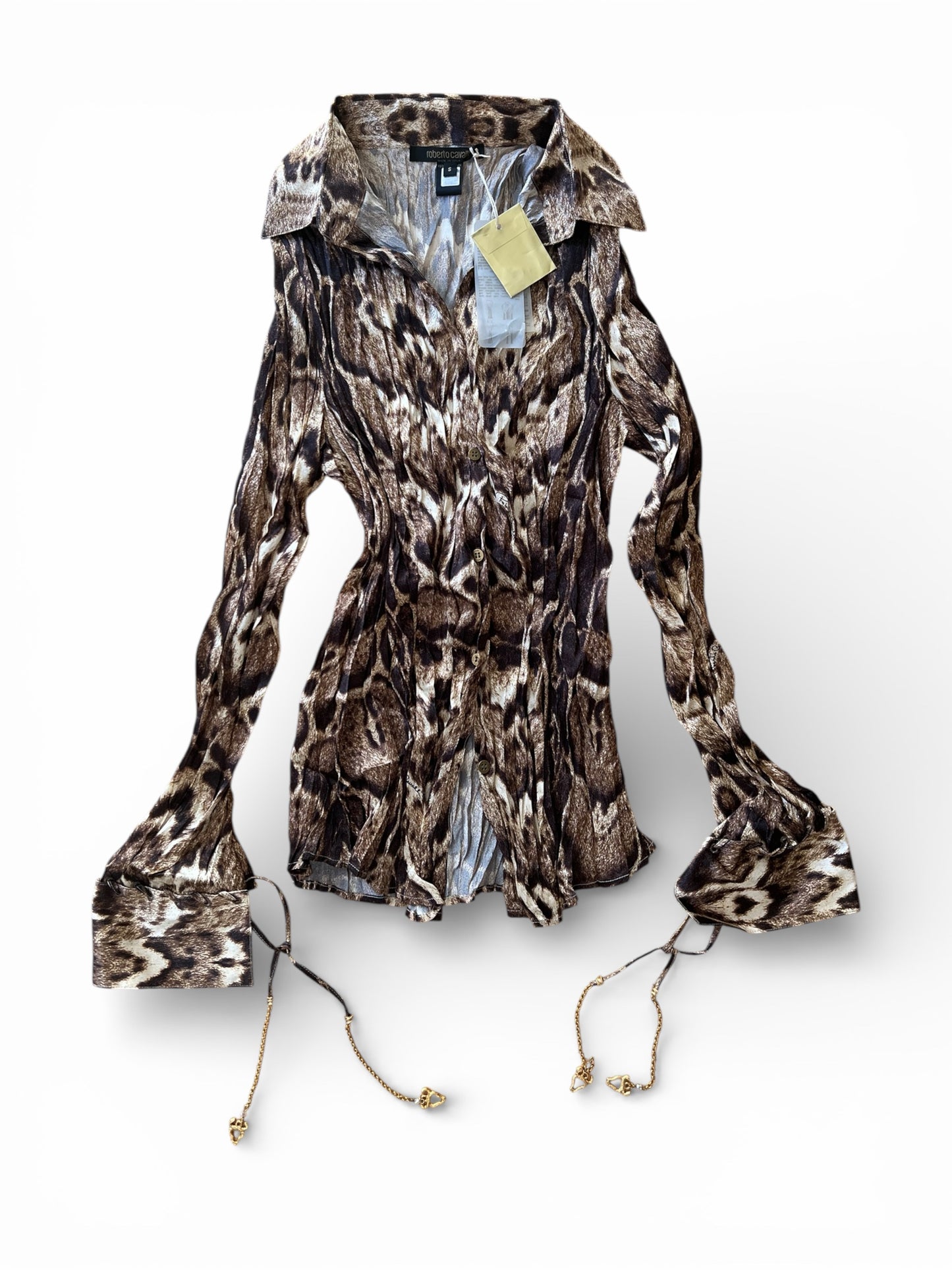 Roberto Cavalli printed silk shirt