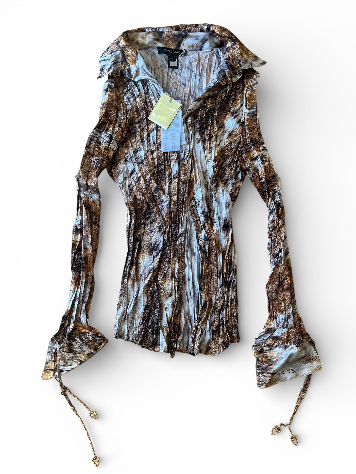 Roberto Cavalli printed silk shirt