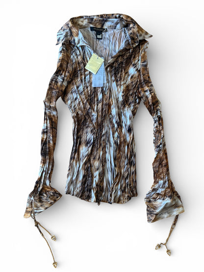 Roberto Cavalli printed silk shirt