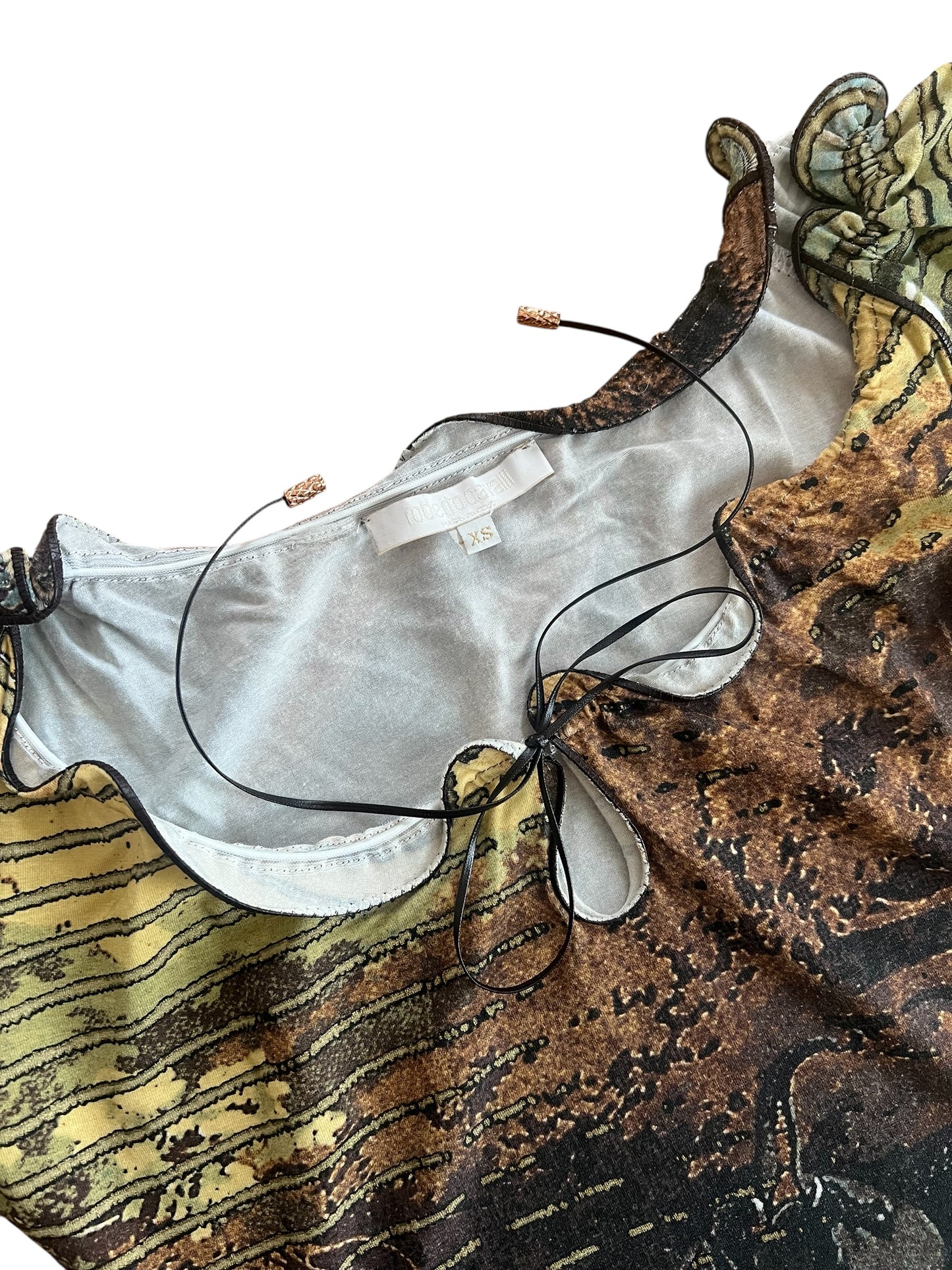 Roberto Cavalli SS2002 Lion Savage Top