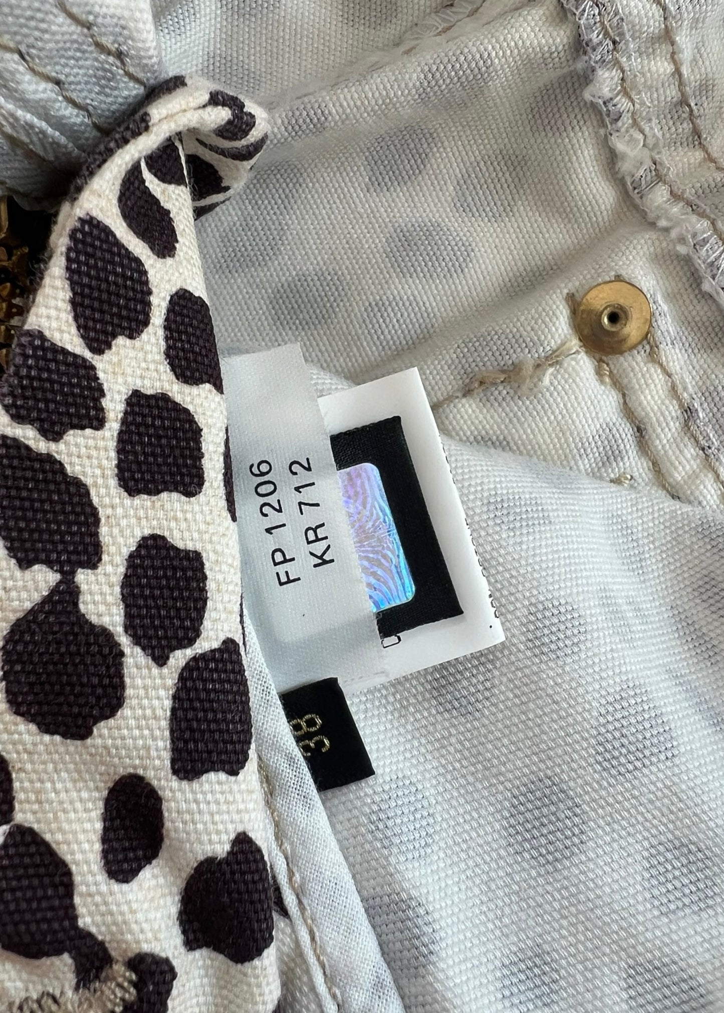 Roberto Cavalli Leopard Print Cropped Pants with RC Jewel Belt Buckle | Y2K Designer Animal Print Trousers