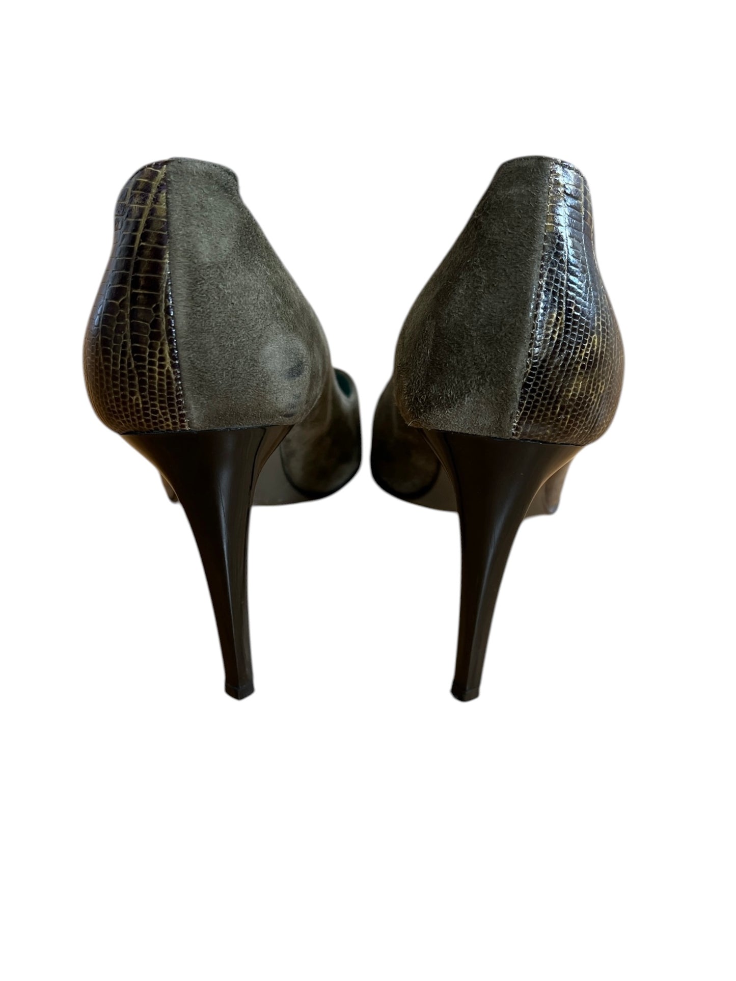 Miu Miu 90s Leather & Suede Pumps