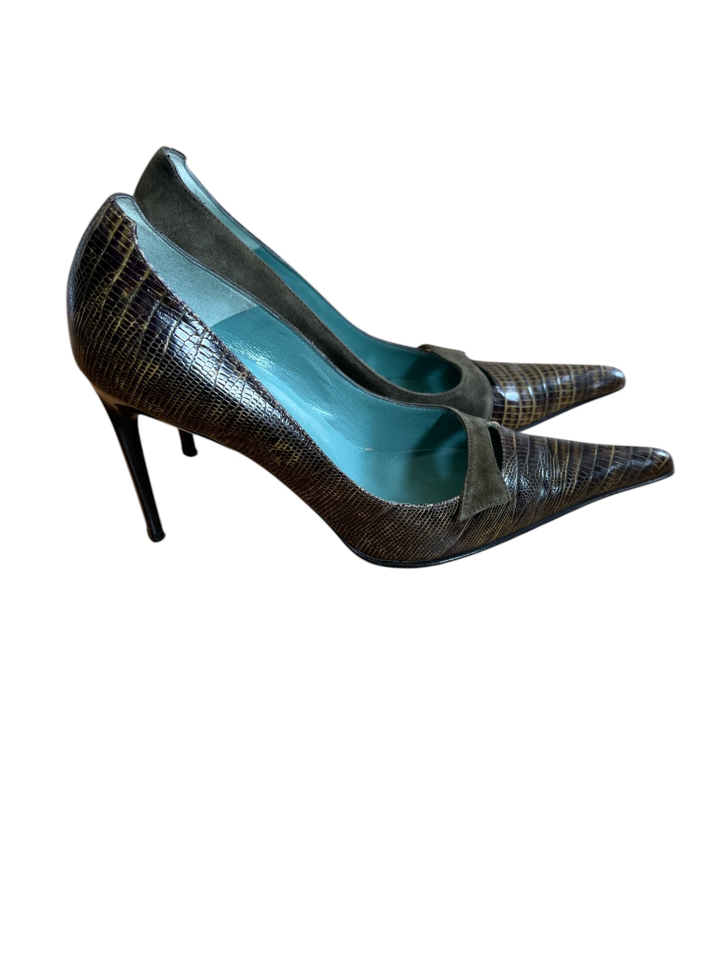 Miu Miu 90s Leather & Suede Pumps