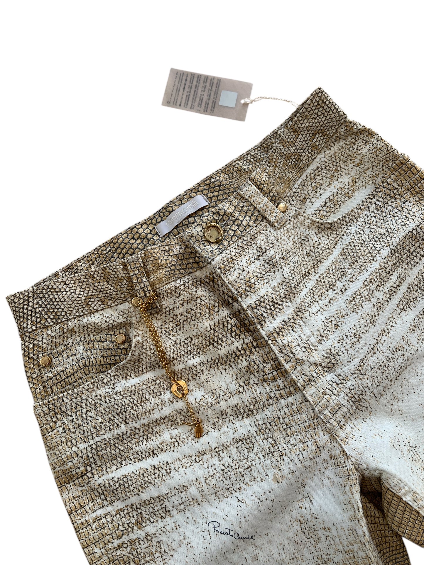 Roberto Cavalli – Vintage Snake Print Pants