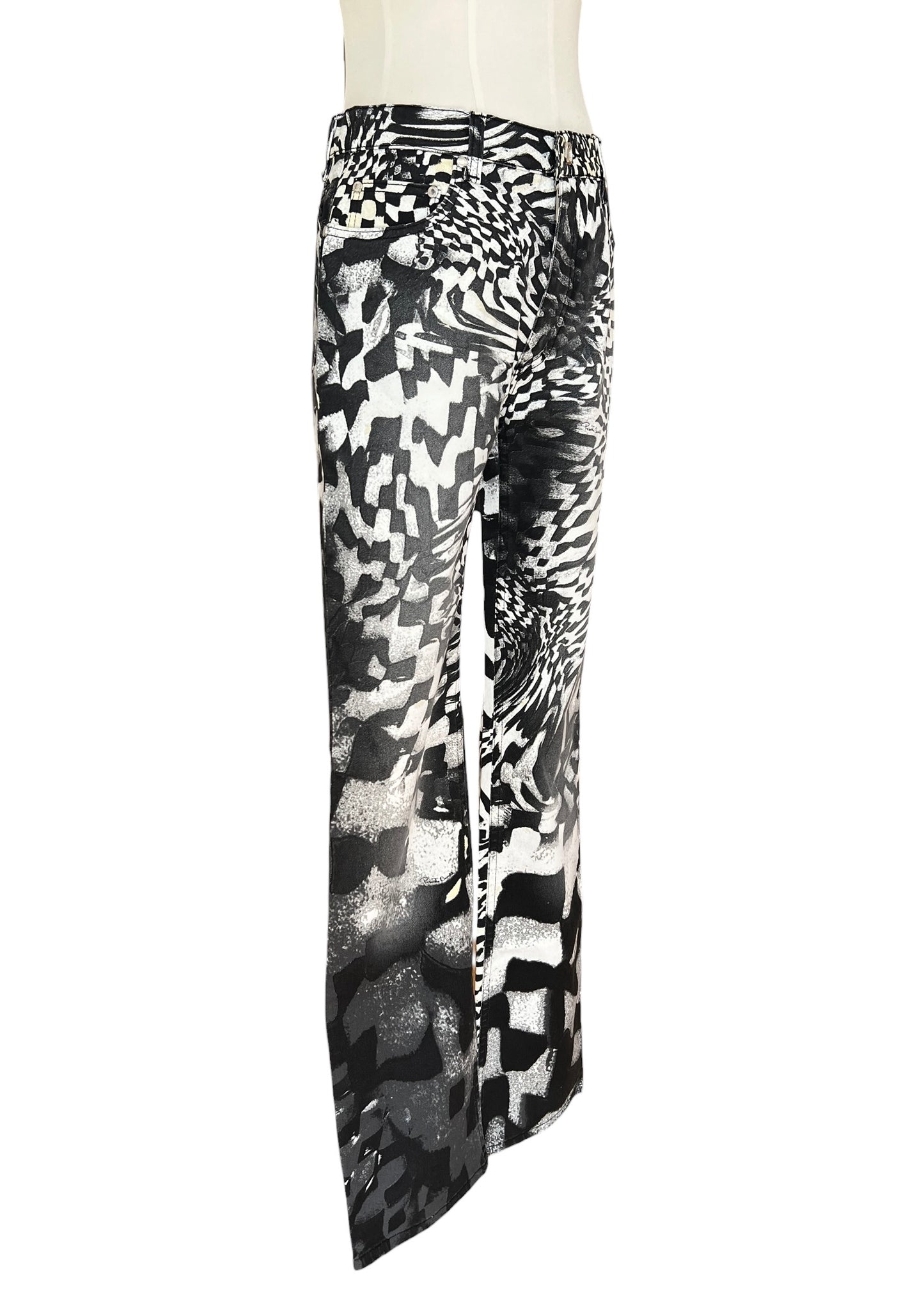 Roberto Cavalli FW2003 Archive Optical Co-Ord Set