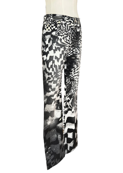 Roberto Cavalli FW2003 Archive Optical Co-Ord Set