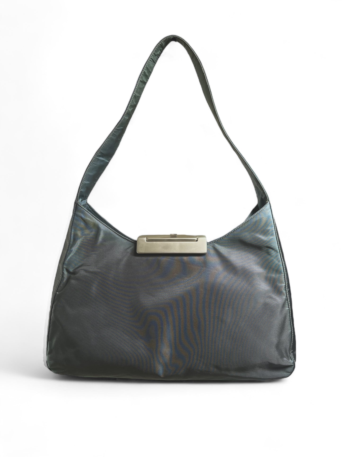 Prada borsa classica grigio cangiante