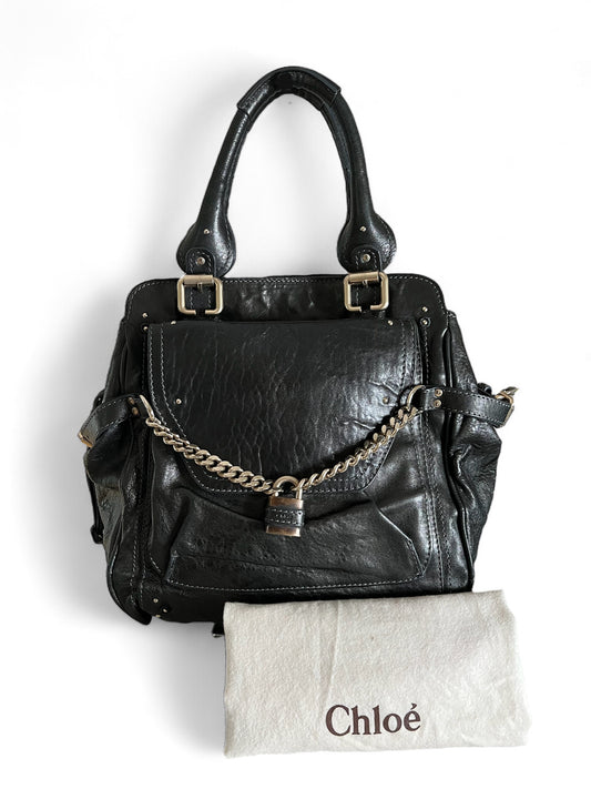 Chloé black Paddington shoulder bag